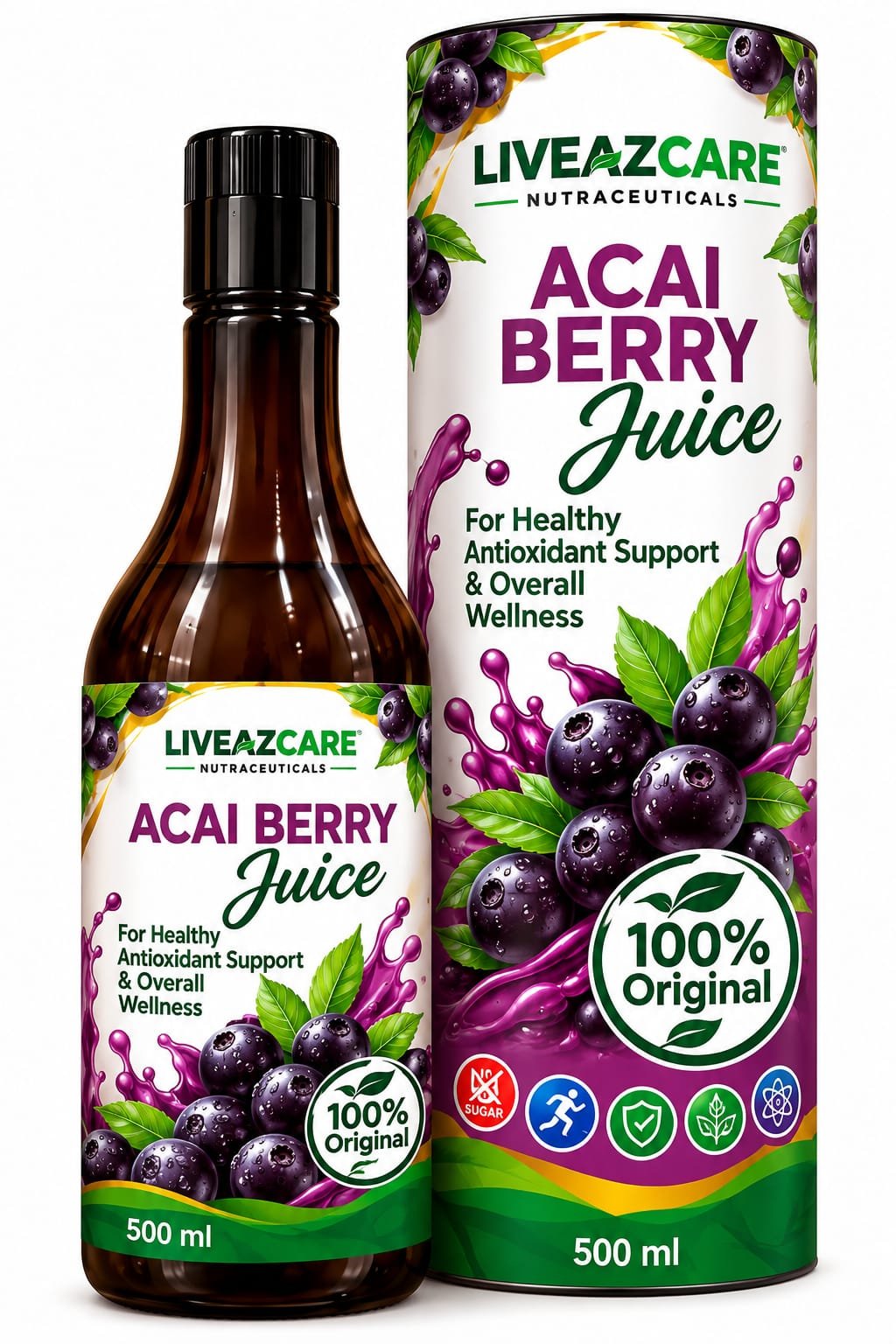 Liveaz Acai Berry Juice 500ML