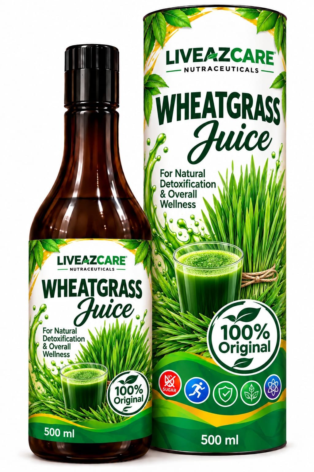 Liveaz Wheatgrass Juice 500ML