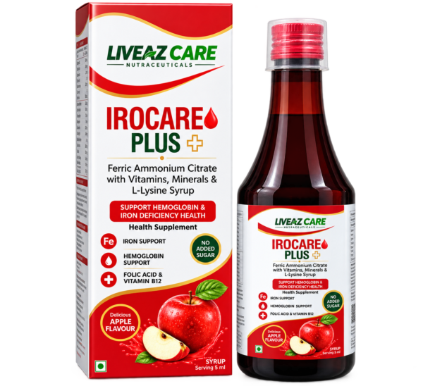 LIVEAZ CARE IROCARE PLUS Syrup – 200 ml