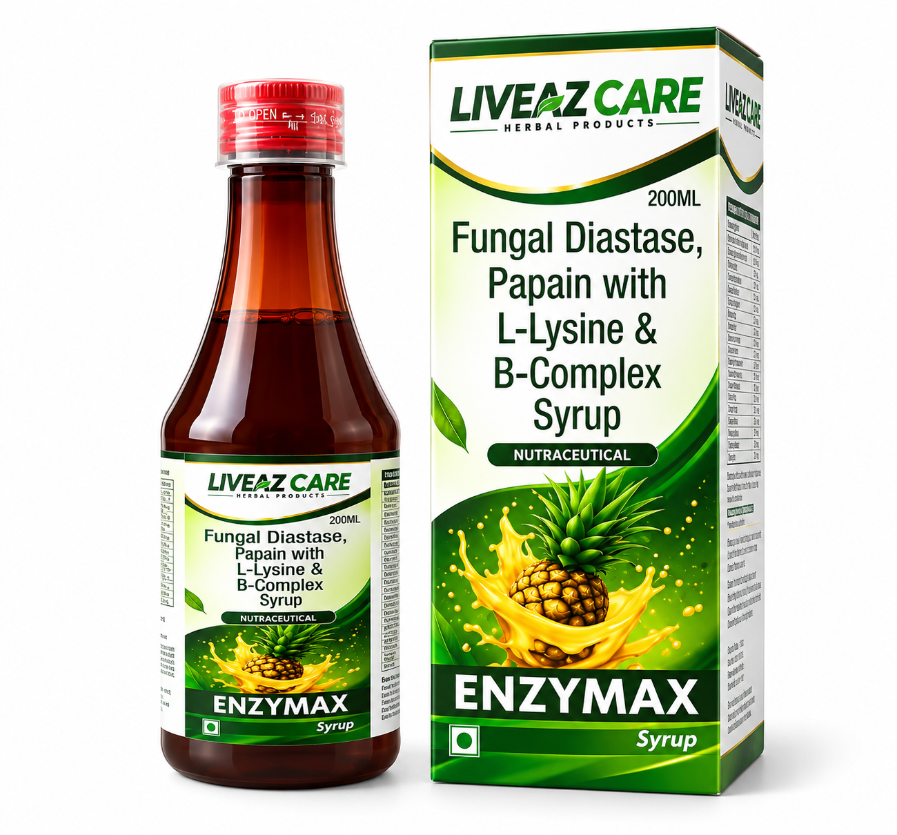 LIVEAZ CARE ENZYMAX Syrup 200 ML
